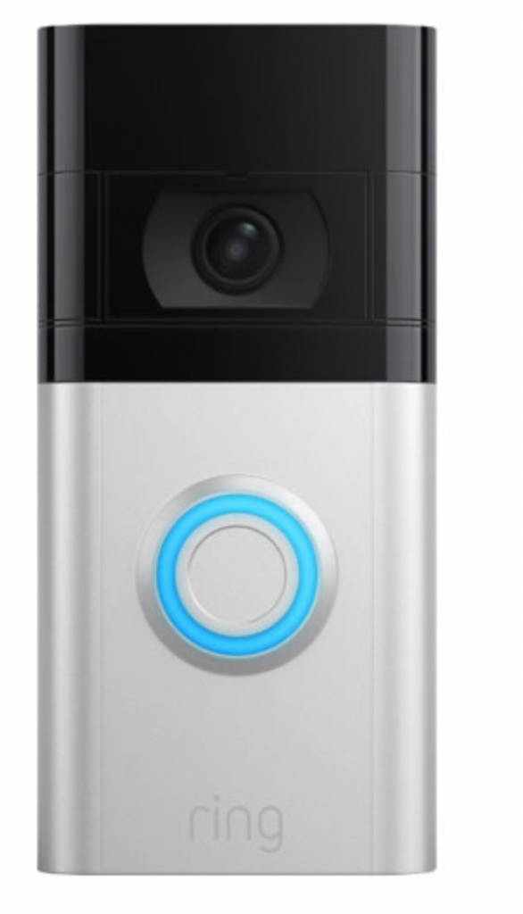 Ring Wi-Fi Video Doorbell 4 - Satin Nickel