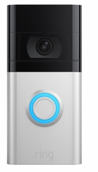 Ring satin nickel wifi smart video doorbell hotsell