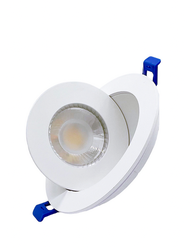 3.5" 5CCT LED Gimbal Recessed Fixture Round White