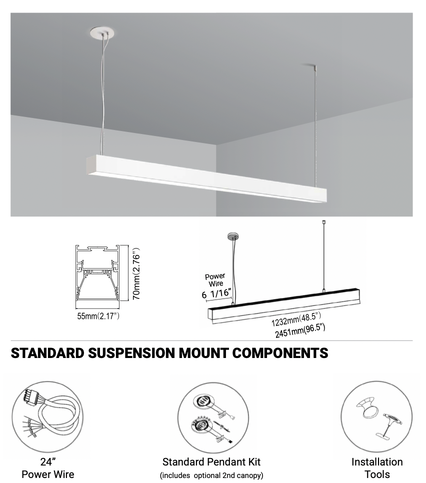 Suspended F55 Series