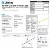 Indoor Tape Dim-To-Warm COB