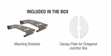 LED SQUARE STRIP LENS 3 CCT SELECTABLE