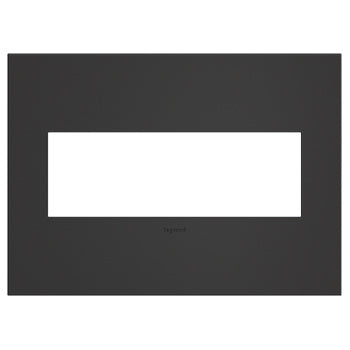 Satin Black, 4-Gang Wall Plate