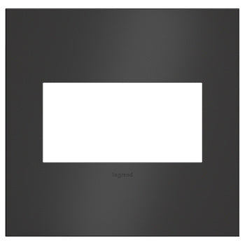 Satin Black, 3-Gang Wall Plate