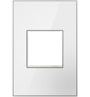 Mirror White Wall Plate