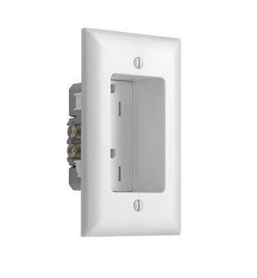 Recessed Tamper-Resistant Duplex Outlet