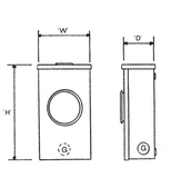 EK Series 200 AMP - 600 VOLTS Oversize Enclosure LM2