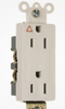 Isolated Ground Heavy-Duty Decorator Spec Grade Receptacles, Back & Side Wire, 125V, White