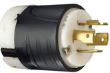 20 Amp NEMA Connector L1420 - Black Back, White Front Body