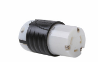 30 Amp NEMA L530 Connector - Black Back, White Front Body