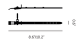 DOG COLLAR X-SMALL + DOG LEAD