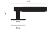 DOOR HANDLE/conventional/passage- sold in pairs