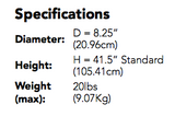 Spec grade LED bollard