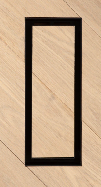 thumbnail image 2 of Aria Vent 3-in X 10-in Screw On Mount Vent Cover In Matte Black In The 2 of 9