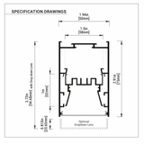 Fase1 Suspended F50 Linear Led Light