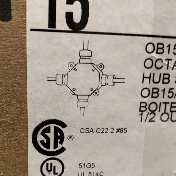 OB15/10 octagonal box