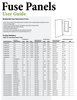 Plug-in Fuse Panel Insert and Doors, 1 Phase, 3 Wire, 120/240VAC