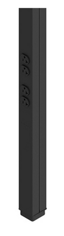 25DTP-Black Jiffy Poles