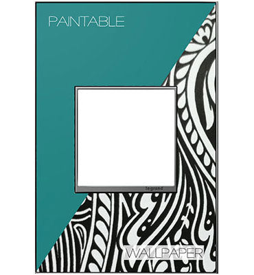 Custom Wall Plate, 1-Gang, Magnesium Trim