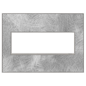 Spiraled Stainless, 4-Gang Wall Plate