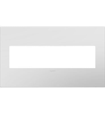 Powder White, 4-Gang Wall Plate