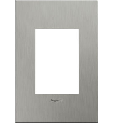 Brushed Stainless, 2-Gang  Wall Plate