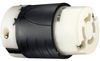 20 Amp NEMA Connector L1520 - Black Back, White Front Body