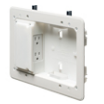Two-Gang Recessed TV Box™ for Power and Low Voltage