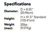 Spec grade LED bollard