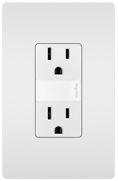 radiant® 15A Tamper-Resistant Outlet with Night Light