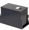Outdoor Ground Box 2-Gang, 20A Duplex Receptacles, Black