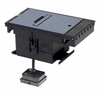 Outdoor Ground Box 2-Gang, 20A Duplex Receptacles, Black