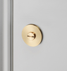 Thumb Turn Lock Crossed W/ Latch