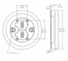 Ivory Concrete Floor Box