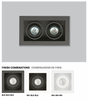 Trimless Multiple Lighting