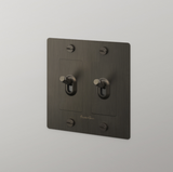 Two Gang Toggle Switch Kit
