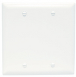 2 & 3 Gang Blank White Plates