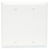 2 & 3 Gang Blank White Plates