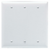 2 & 3 Gang Blank White Plates