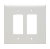 Jumbo White Decora Opening Plates