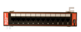 Cat 5e Wall-Mount Patch Panel with 89D Bracket
