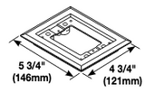 Modulink 880MP Concrete Rectangular Plastic Floor Box