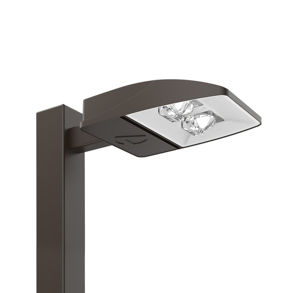 20' Square Steel Pole c/w Single Head Led 120V Area Light